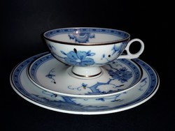 MOST ALACSONY AZ ÁR! ÉRDEMES VINNI! Wallendorf porcelán reggeliző  teás készlet 3 db - os jelzett