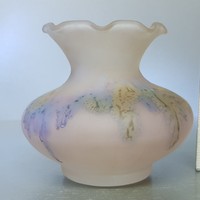Pale purple, small opal glass vase (769)
