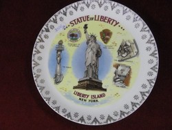 Statue of liberty gift center gift plate from new york. He has!