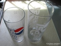 Retro Pepsi Cola cső pohár