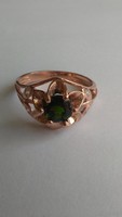 Chrome diopside 925 ring (56)