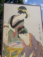 Japanese geishas, art print