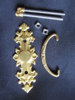 Art Nouveau label furniture restoration beaten antique copper beaten copper ornament handle set