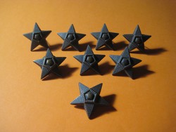 Hungarian People's Army, officer's stars, 8 pieces-------x