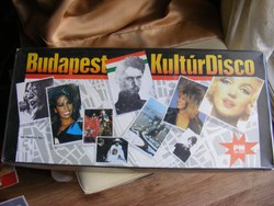Budapest Kultúr Disco retro társasjáték 
