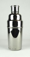0X746 Ezüst színű koktél shaker pohár mixer üveg