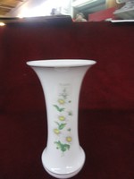 Hollóházi porcelain memorial vase, Rába relic. 32 cm high. He has!
