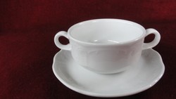 LILIEN porcelán Ausztria, leveses csésze + alátét, nyomott mintás.