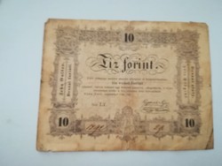 1848-as 10 forint Kossuth Lajos SAJTÓHIBÁS RR! 