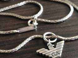 Armani Ezüst nyaklánc ezüst medállal