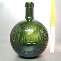"Zwack J. és Társai Unicum Budapest" sötétzöld nagy likőrösüveg I. (816)