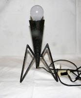 Retro kovácsoltvas " Rakéta " asztali lámpa