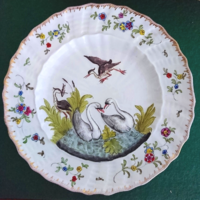 Herend 19. század hattyús tányér 23 cm
