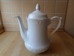 Lengyel fehér porcelán teáskanna kiöntő 1,2 liter