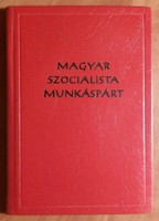 Magyar Szocialista Munkás Párt tagsági könyv