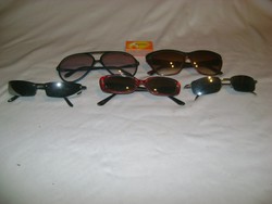 Retro sunglasses - five pieces together