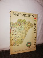 1967 Magyarország Nemzeti Atlasza!Nagy Államigazgatási Térképpel!