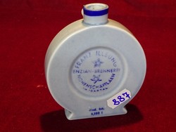 Blue bottle with Austrian porcelain altenkunstadt marked Franz ilsung. Its diameter is 9.5 cm. He has!