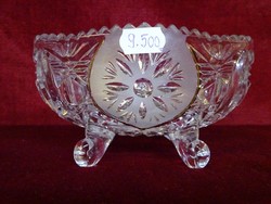 Lead crystal centerpiece, anna hütte bonbonier, serving bowl or jewelry holder. He has!
