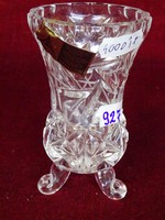 Lead crystal vase, Anna Hütte German, hand polished, flawless. He has!