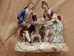 antik Bécsi porcelán figura Alt Wien 19 század