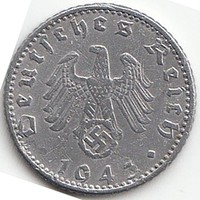 Német III. Birodalom 50 pfennig 1943A 