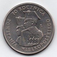Lengyelország 100 lengyel Zloty, 1988, alkalmi veret, Poznani felkelés