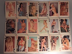 RITKASÁG  vintage  54 lapos pin-up AKT modell kártya színes fotók igazi nők
