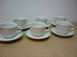 Alföldi tea cups 6 pcs