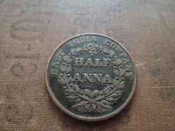 East-India Company 1/2 anna 1835 