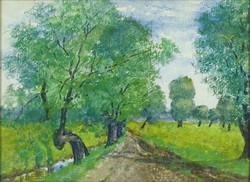 0Y182 XX. századi festő : Csatornaparti út
