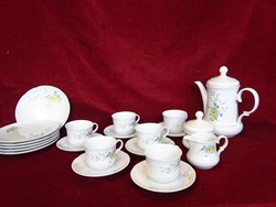 Seltmann weiden bavaria german porcelain tea set for 6 people + 6 pcs. Cake plate. He has!