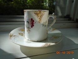 1891 FISCHER Emil Budapest SANSSOUCI Philip Rosenthal chocolate cup with saucer