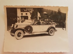 Régi fotó vintage autós fénykép 