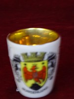 Austrian porcelain commemorative cup with burgerland coat of arms. He has!