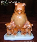 Ceramic bear family