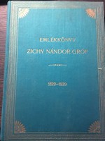 Zichy Nándor Gróf Emlékköny 1829/1929