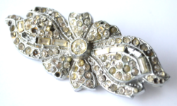 Brooch with marcasite stones