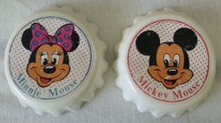 Ritka Mickey és Minnie Mouse sörnyitó párban eladó!