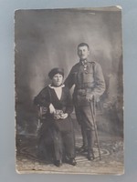 Régi fotó katona fénykép 1916