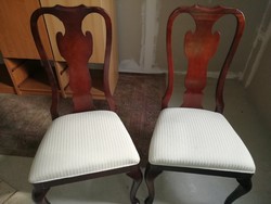 Mahagóni szék, párban