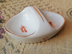 Antik Herendi porcelán füles asztali sótartó