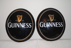 Guinness sör cégér, domború reklámtábla (eredetileg világító reklámtábla), loft