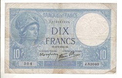 10 frank francs 1941 Franciaország