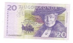 20 kronor korona 1997-2002 Svédország