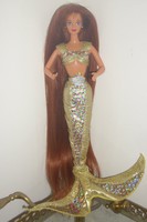 Eladó barbie baba Jewel Mermaid Midge (ritka)
