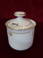 Festival Italian porcelain sugar bowl. Its height is 12 cm. He has!