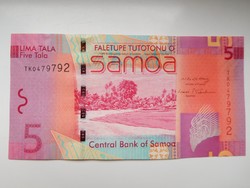 Szamoa  5 tala  2008  UNC további bankjegyek a kínálatomban a galérián!