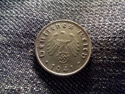 Németország Horogkeresztes 10 Reichspfennig 1941 A / id 12045/