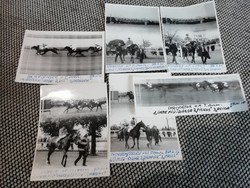 Lóverseny, lovas fotó és képeslap tétel